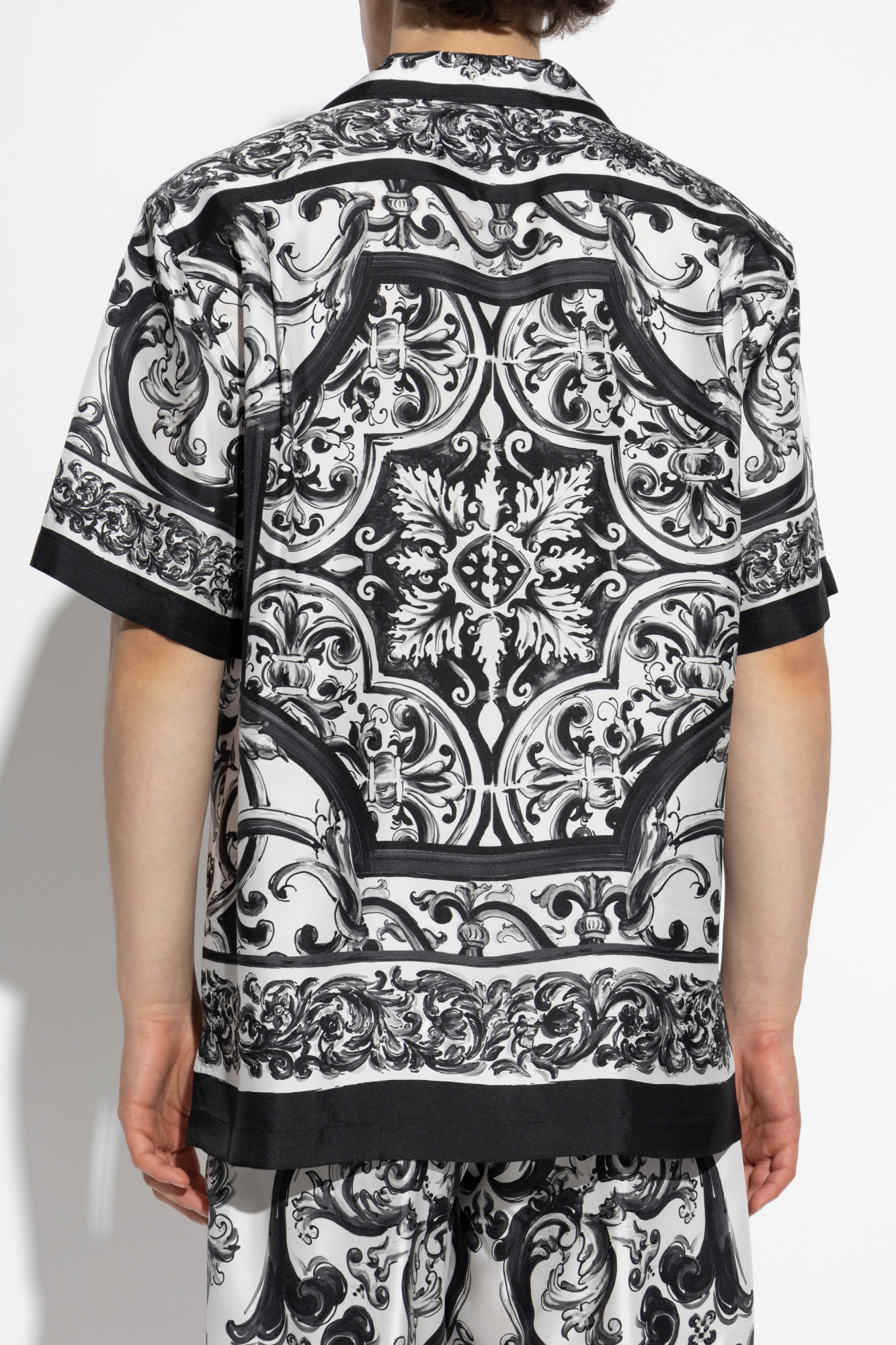 Dolce & Gabbana Silk short-sleeve shirt | Men's | Vitkac